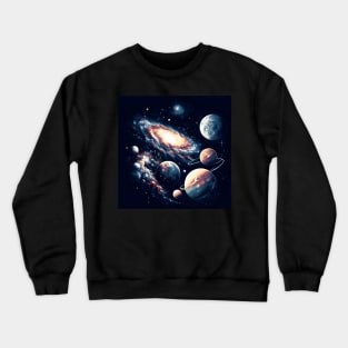 science gift - scientist astronomy science gift Crewneck Sweatshirt